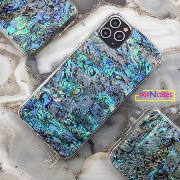 Real Alabone Iridescent Seashell iPhone Phone Case - Picture 1 of 7